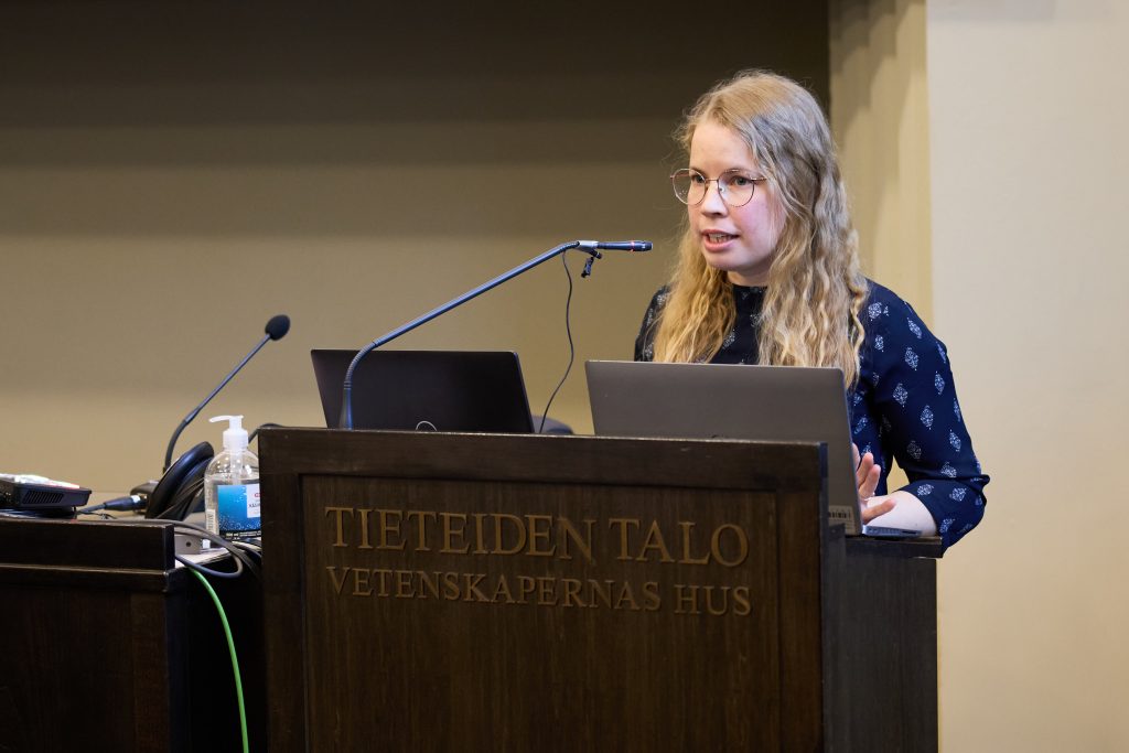 Project coordinator Elina Häkkinen, the Finnish Environment Institute 
